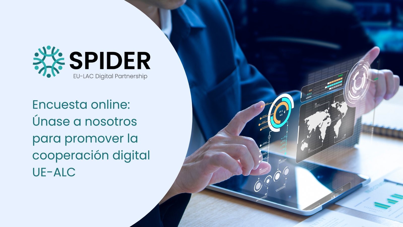 Projeto SPIDER lança pesquisa sobre a interconectividade do ecossistema digital na América Latina, no Caribe e na UE