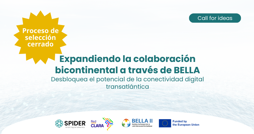 Diez propuestas seleccionadas en la convocatoria de Ideas SPIDER y RedCLARA