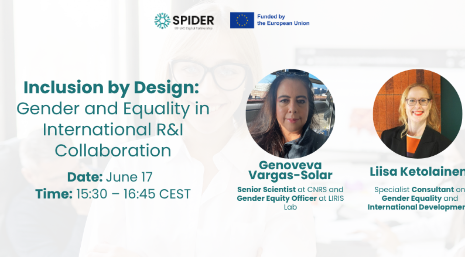EU-LAC Digital Dialogues to Address Gender and Equality in International R&I Cooperation