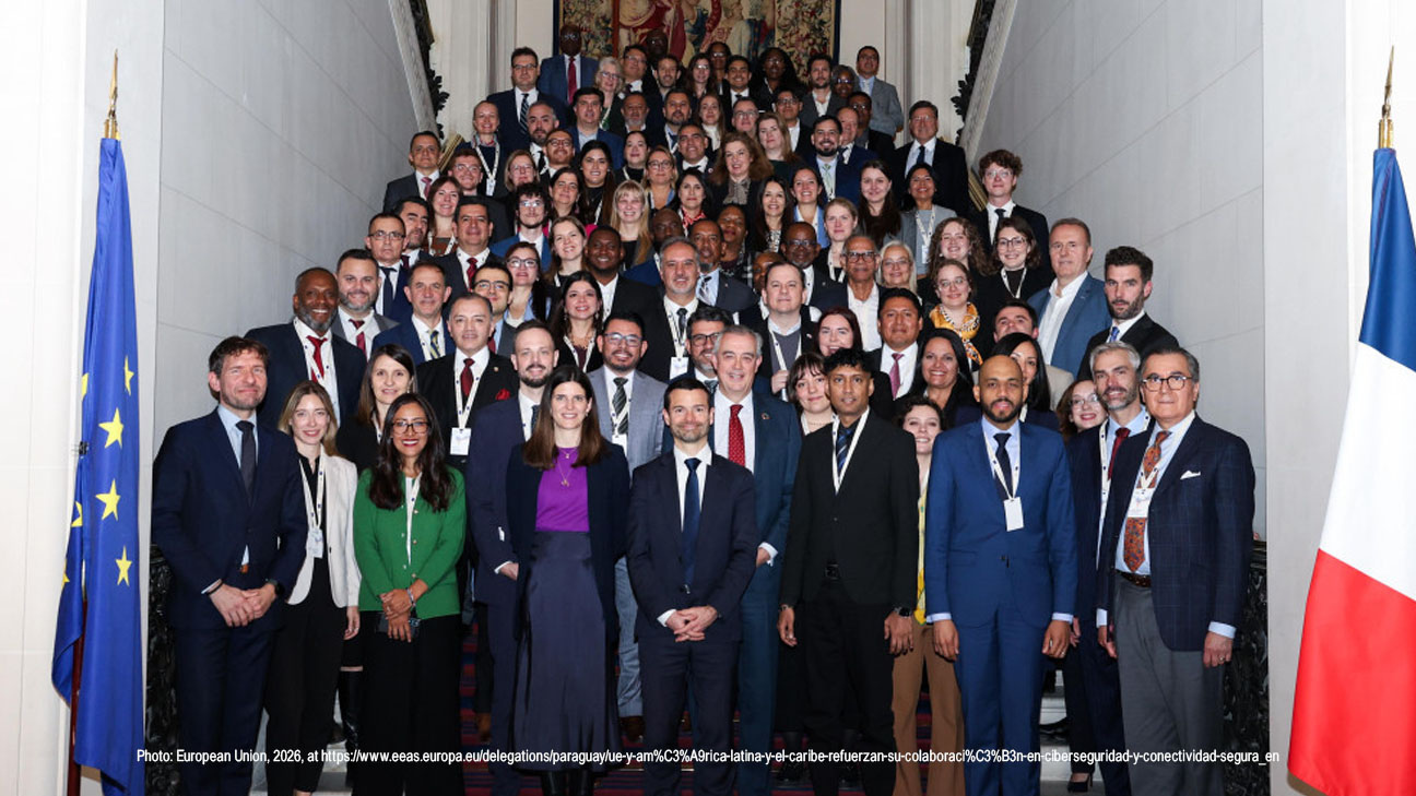 A bi-regional dialogue to strengthen cybersecurity and secure connectivity between the EU and LAC took place in Paris