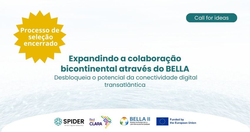 Dez propostas selecionadas na convocatoria de Ideias SPIDER e RedCLARA